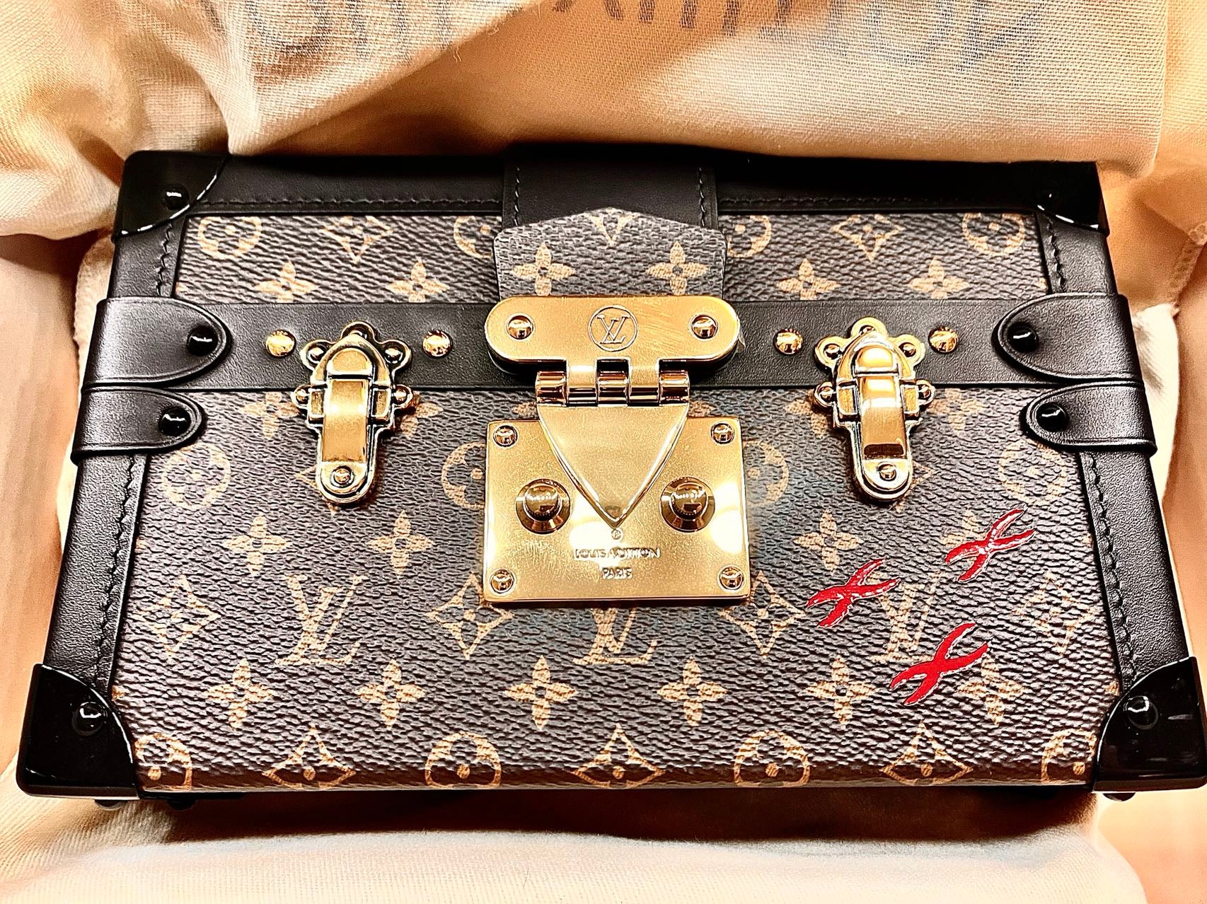 LOUIS VUITTON PETITE MALLE PRE OWNED LX INTERNATIONAL