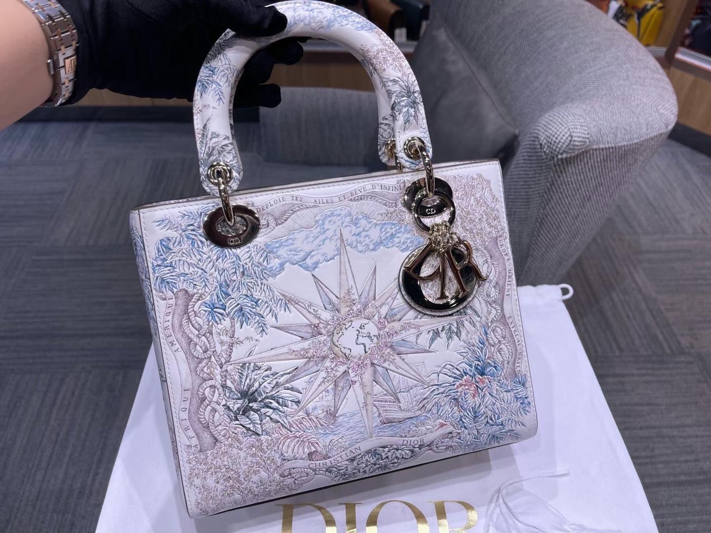 Lady dior calfskin bag price best sale